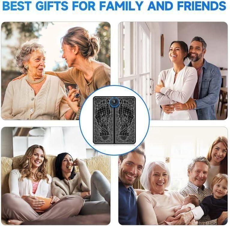 EMS Vibrating Foot Massager Pad - Relax, Relieve & Recharge Instantly