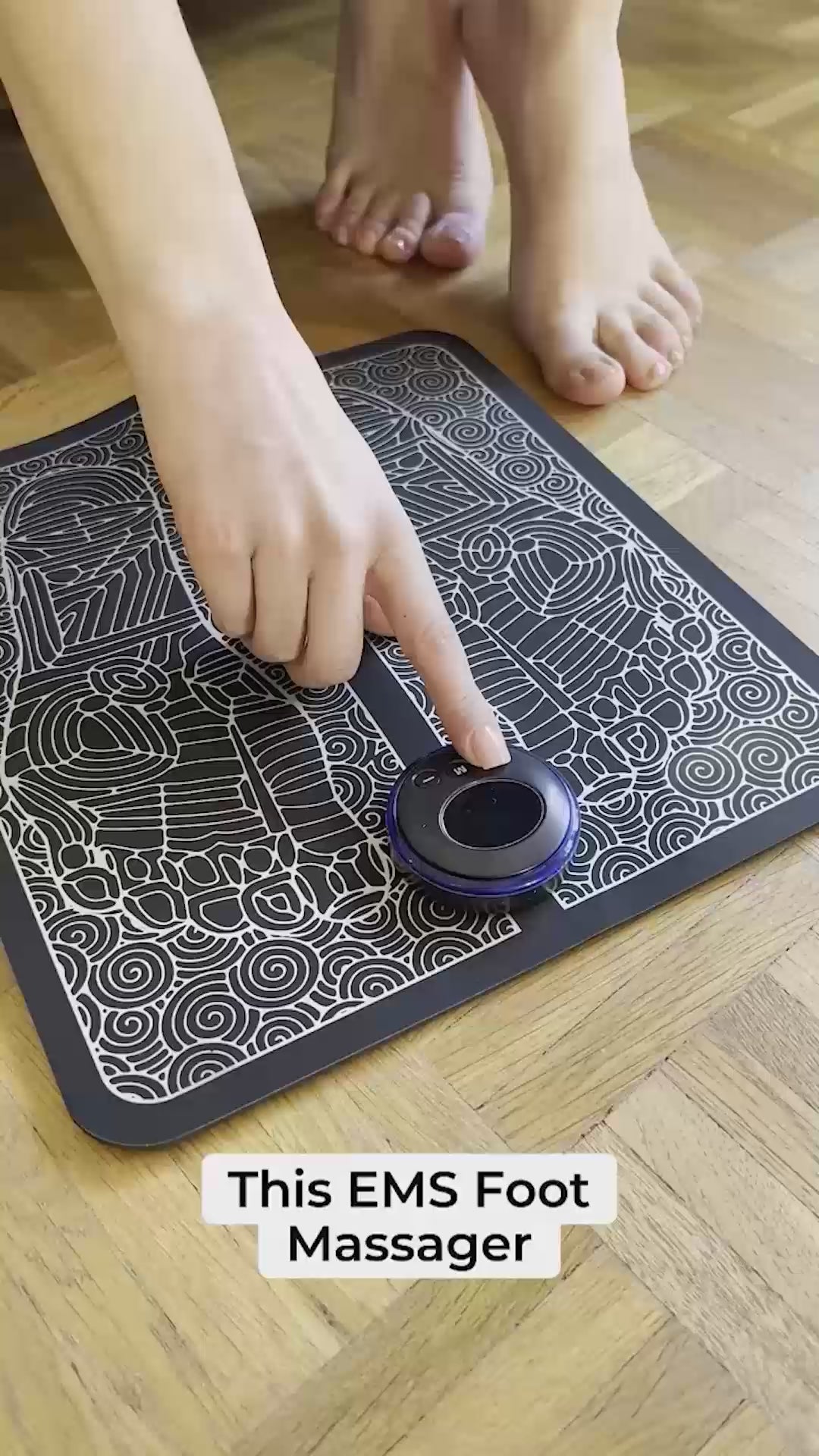 EMS Vibrating Foot Massager Pad - Relax, Relieve & Recharge Instantly